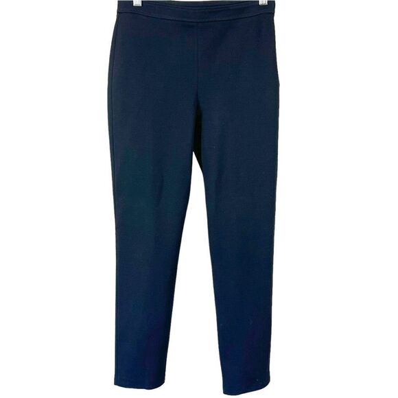 St John Caviar Alexa Milano Black Knit Vented Ankle Pant - Picture 16 of 16